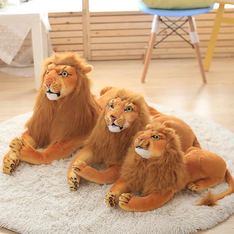 Lifelike Leo Lion Plush – A Majestic Cuddle King!