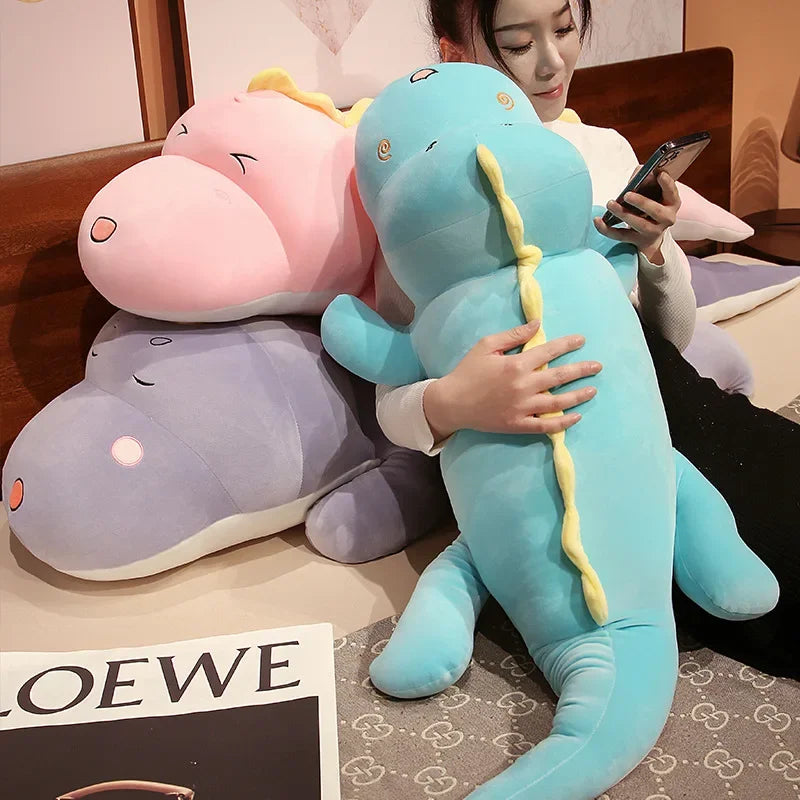 Giant Simulation Dinosaur Plush Toy – Diplodocus Cartoon Pillow for Kids’ Birthday
