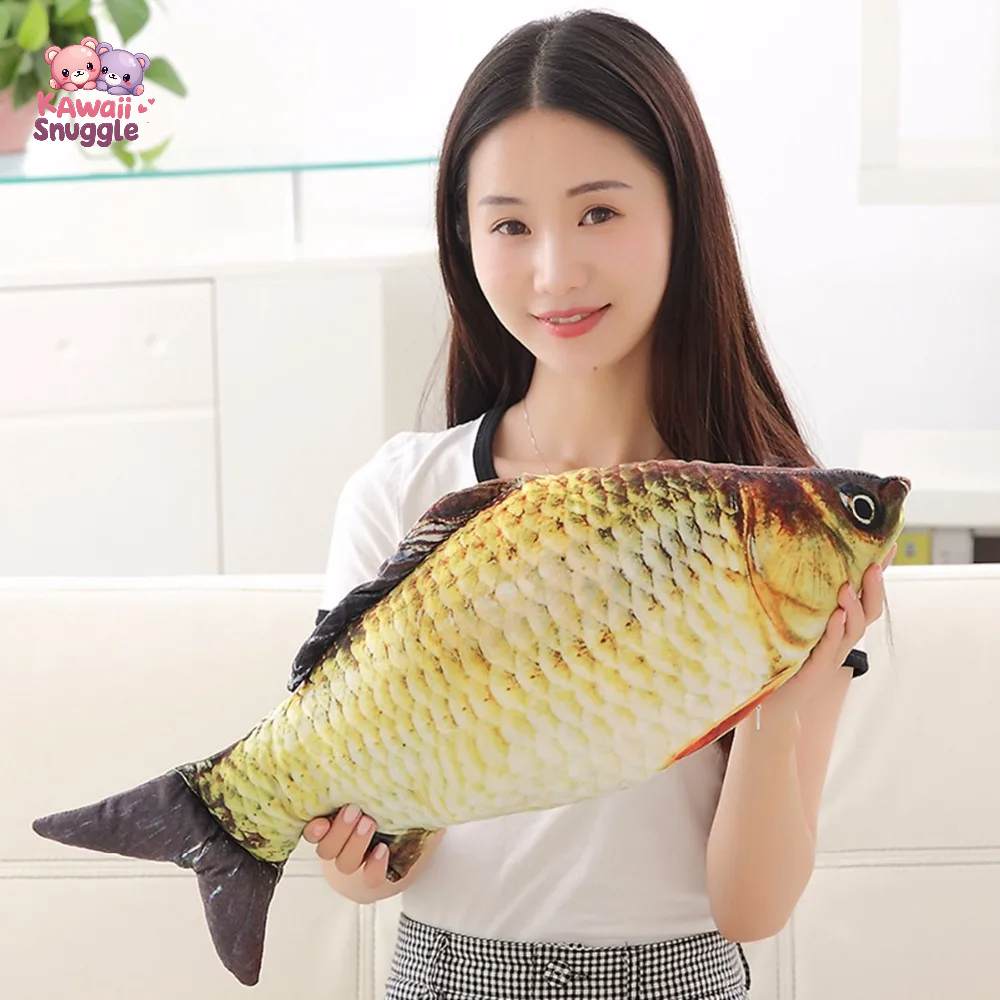 Trout Simulation Carp Plush Toy – A Realistic and Fun Plush Pillow