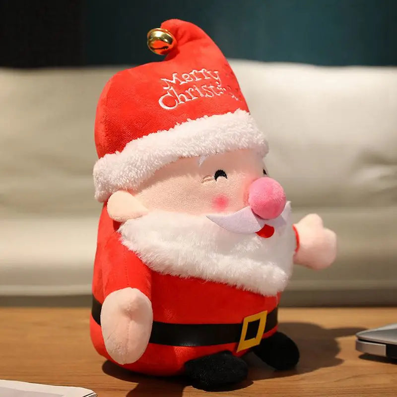 Lovely Santa Claus & Elk Plush Toys Stuffed Animal Doll Christmas