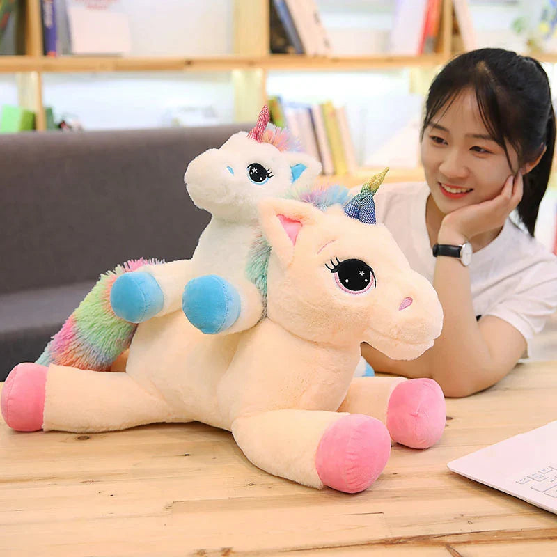 Cute Cartoon Unicorn Plush Toys Horse Pillow