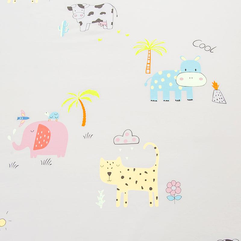 Baby Safari Cotton Fitted Bedsheet