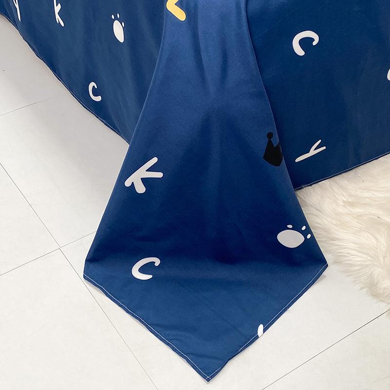 Nautical Bear Bedding | Navy Stripe Kids Microfiber Duvet