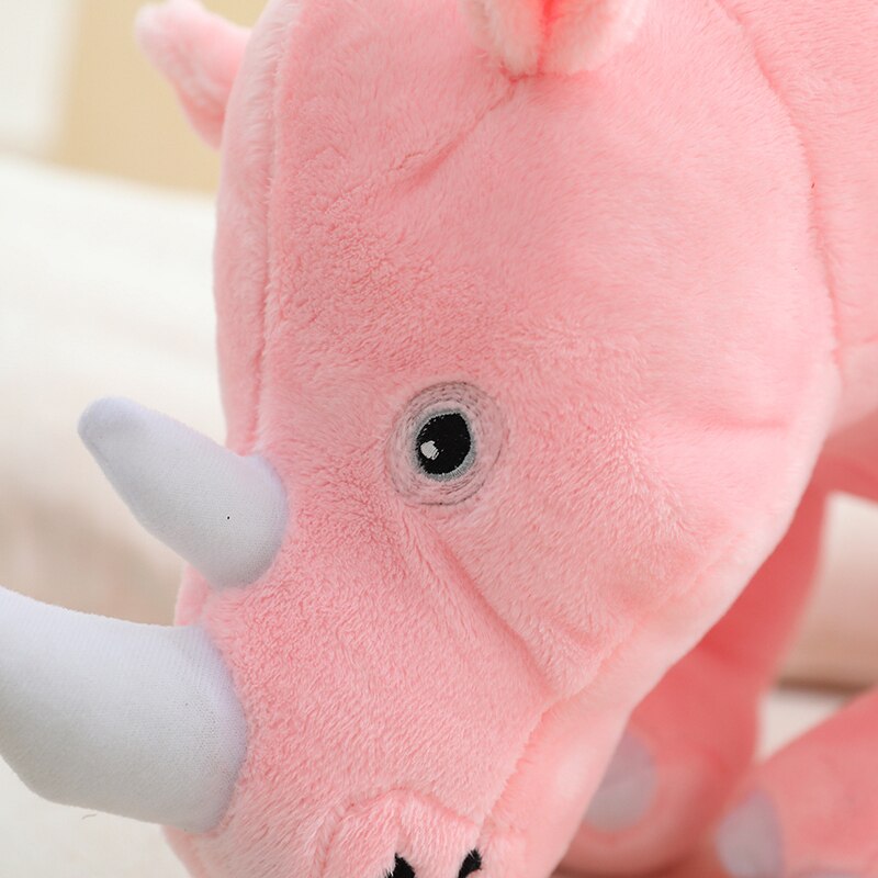 Colorful Cuddly Rhino Plushies