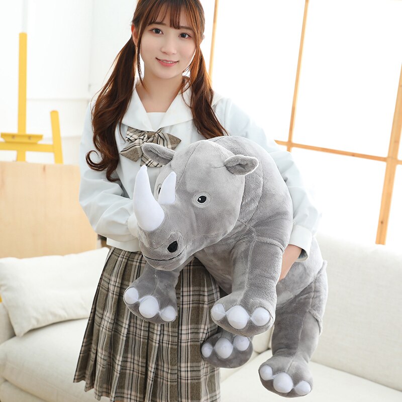 Colorful Cuddly Rhino Plushies