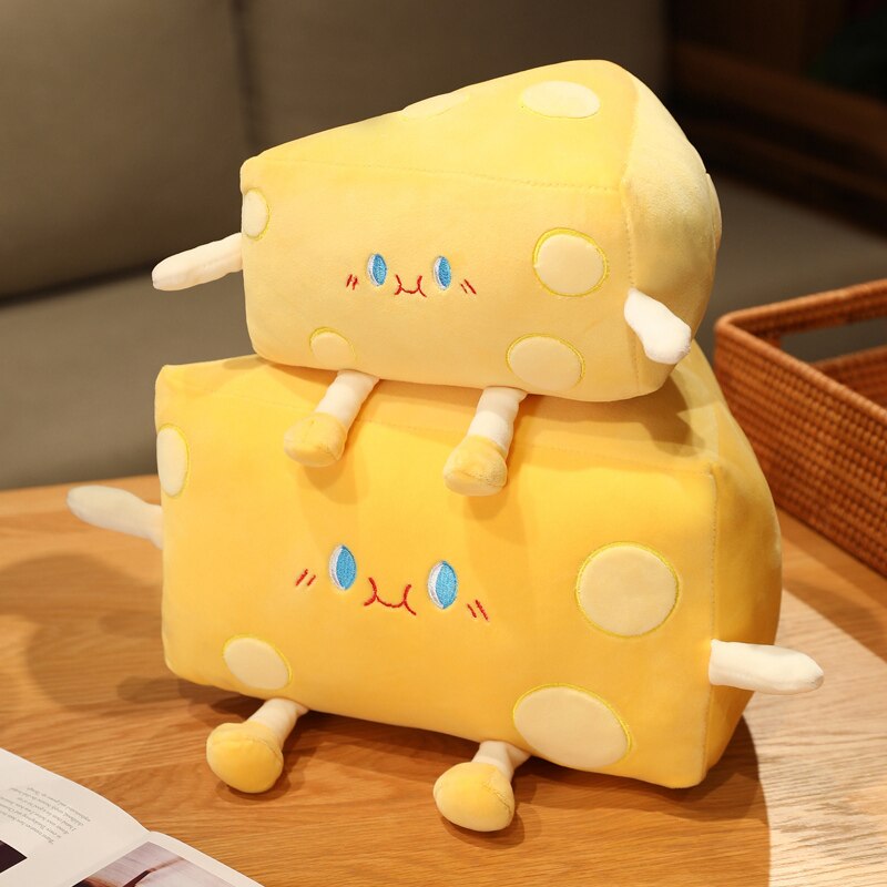 Cute Cheese Block Plushie