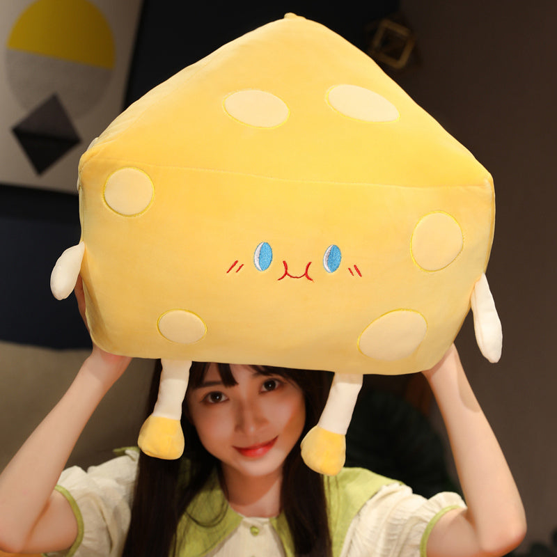 Cute Cheese Block Plushie