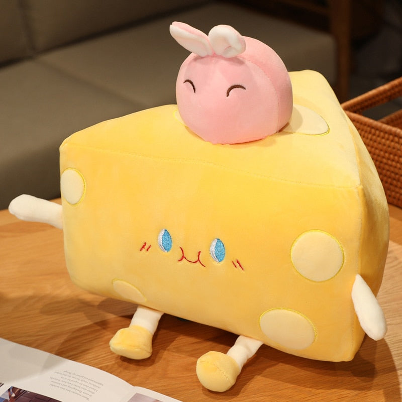 Cute Cheese Block Plushie