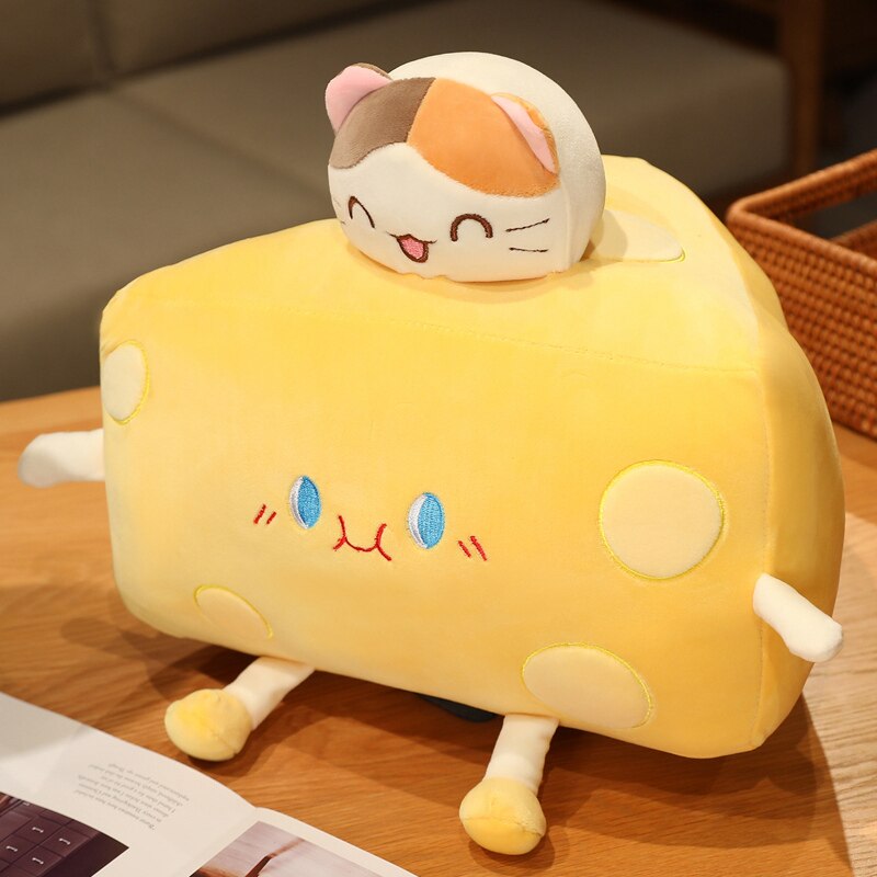 Cute Cheese Block Plushie