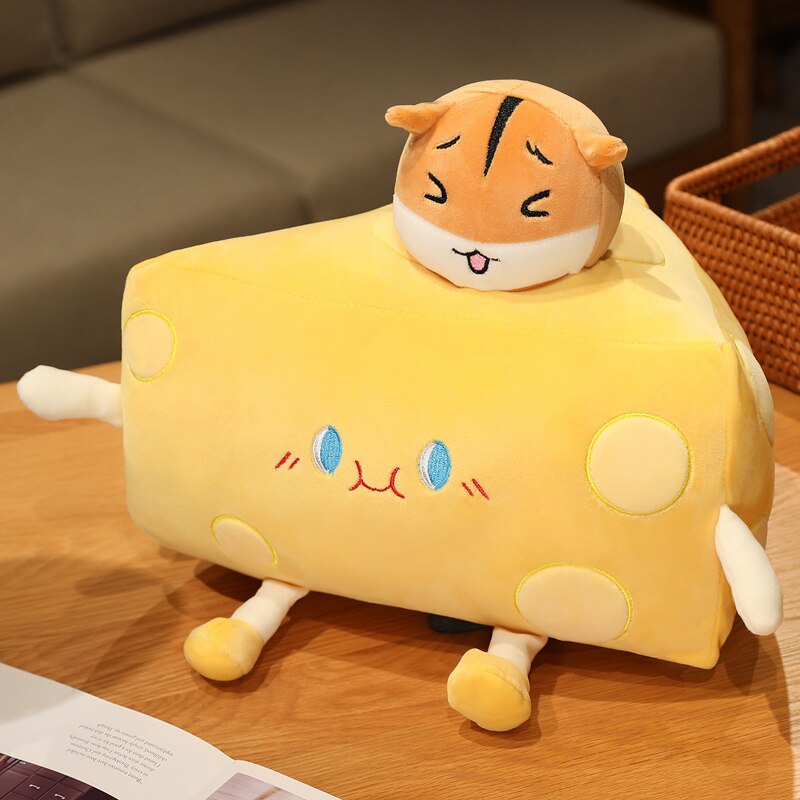 Cute Cheese Block Plushie