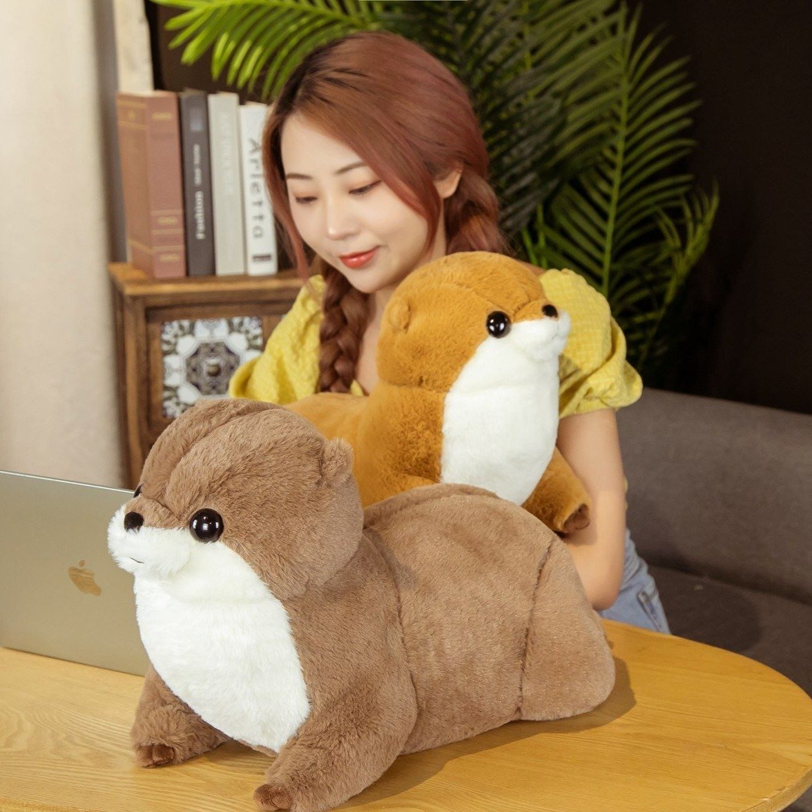 Fluffy Chubby Otter Plushies