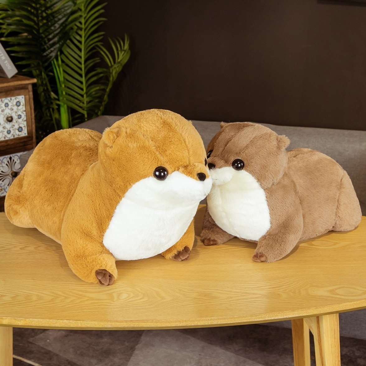 Fluffy Chubby Otter Plushies