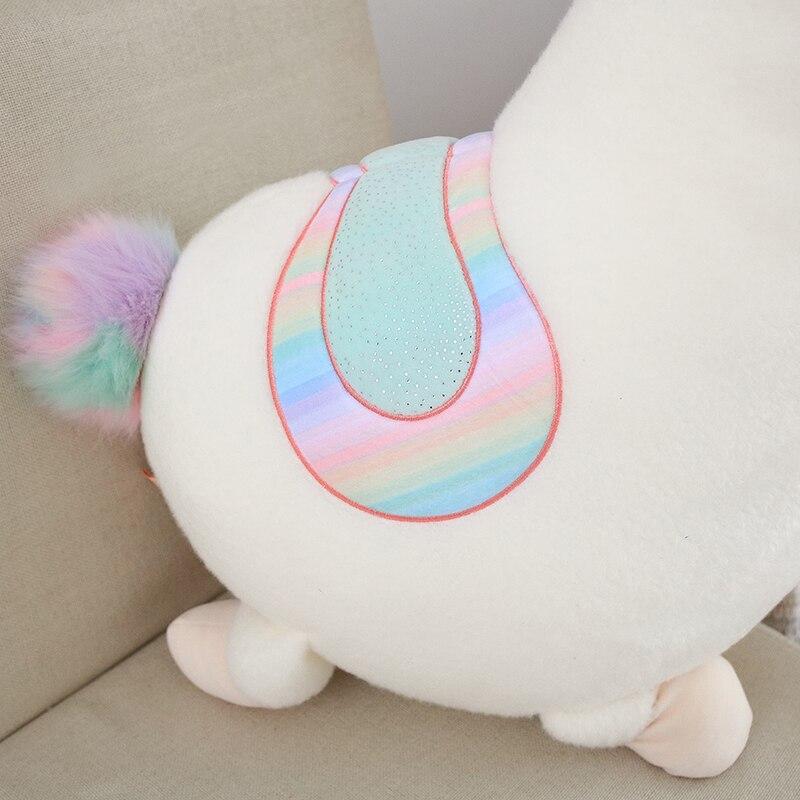Fluffy Rainbow Hair Alpaca Squad