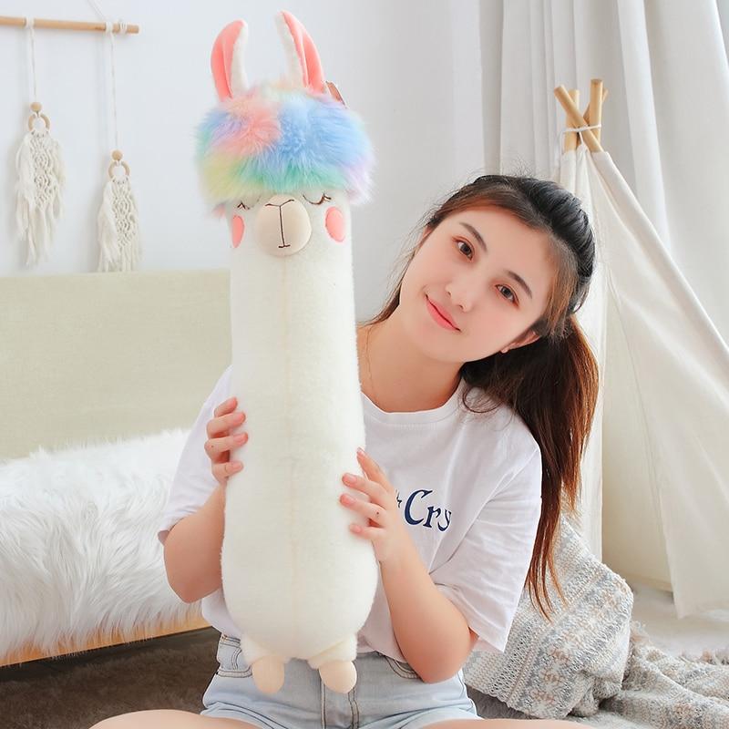 Fluffy Rainbow Hair Alpaca Squad