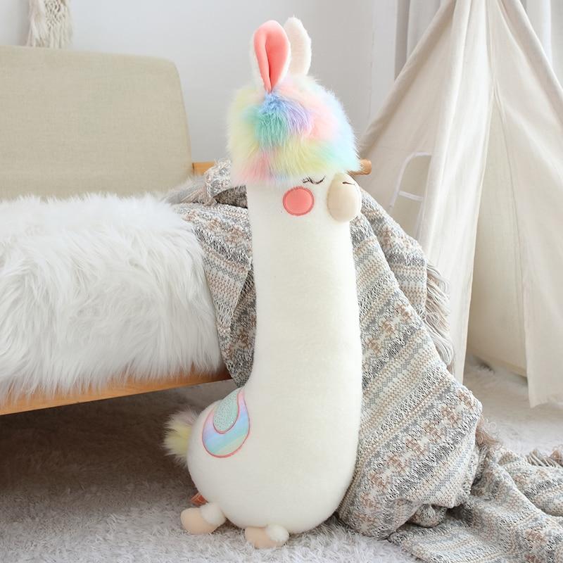 Fluffy Rainbow Hair Alpaca Squad