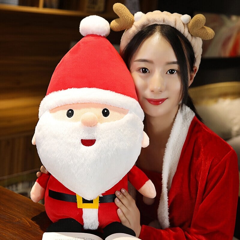 Friendly Santa Reindeer Snowman Plushies