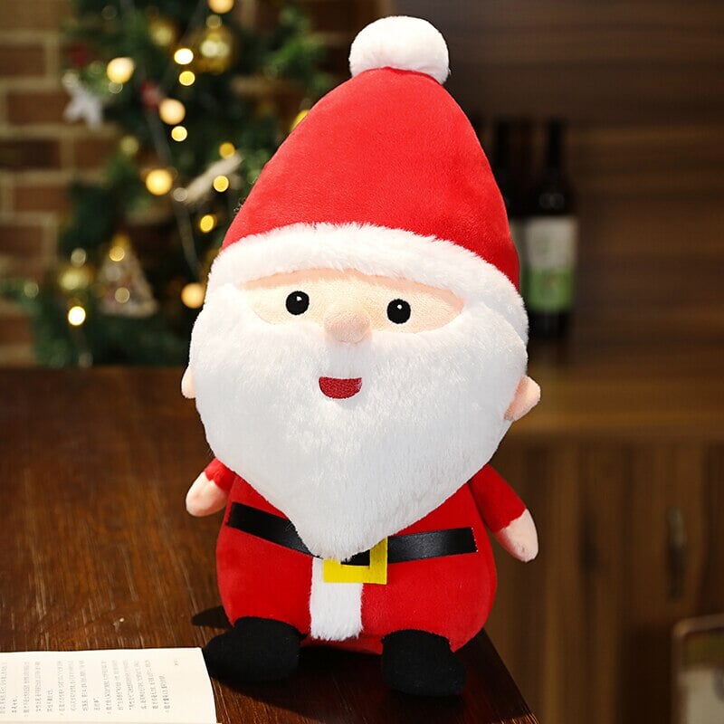 Friendly Santa Reindeer Snowman Plushies