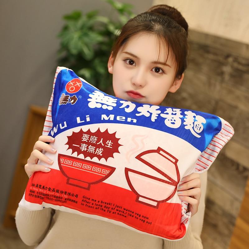 Instant Noodle Plushie Pillow