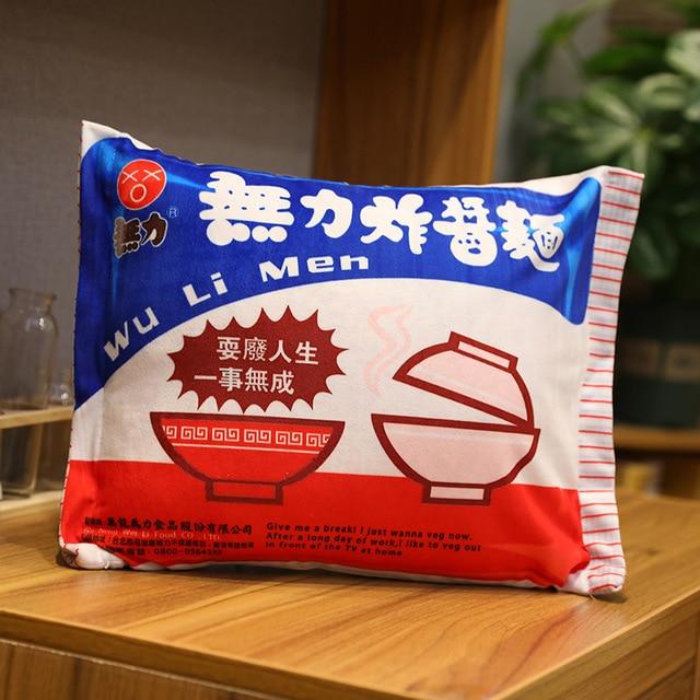 Instant Noodle Plushie Pillow