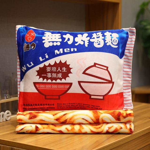 Instant Noodle Plushie Pillow