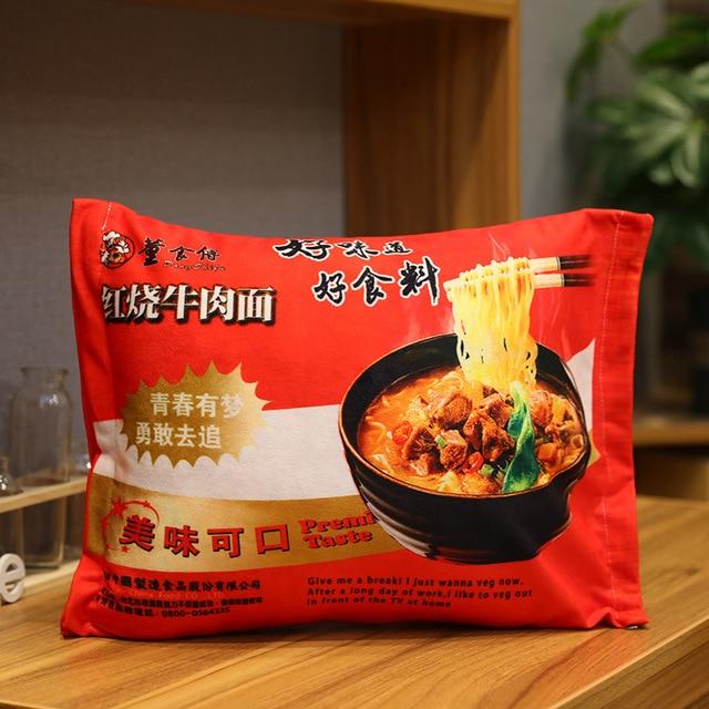 Instant Noodle Plushie Pillow