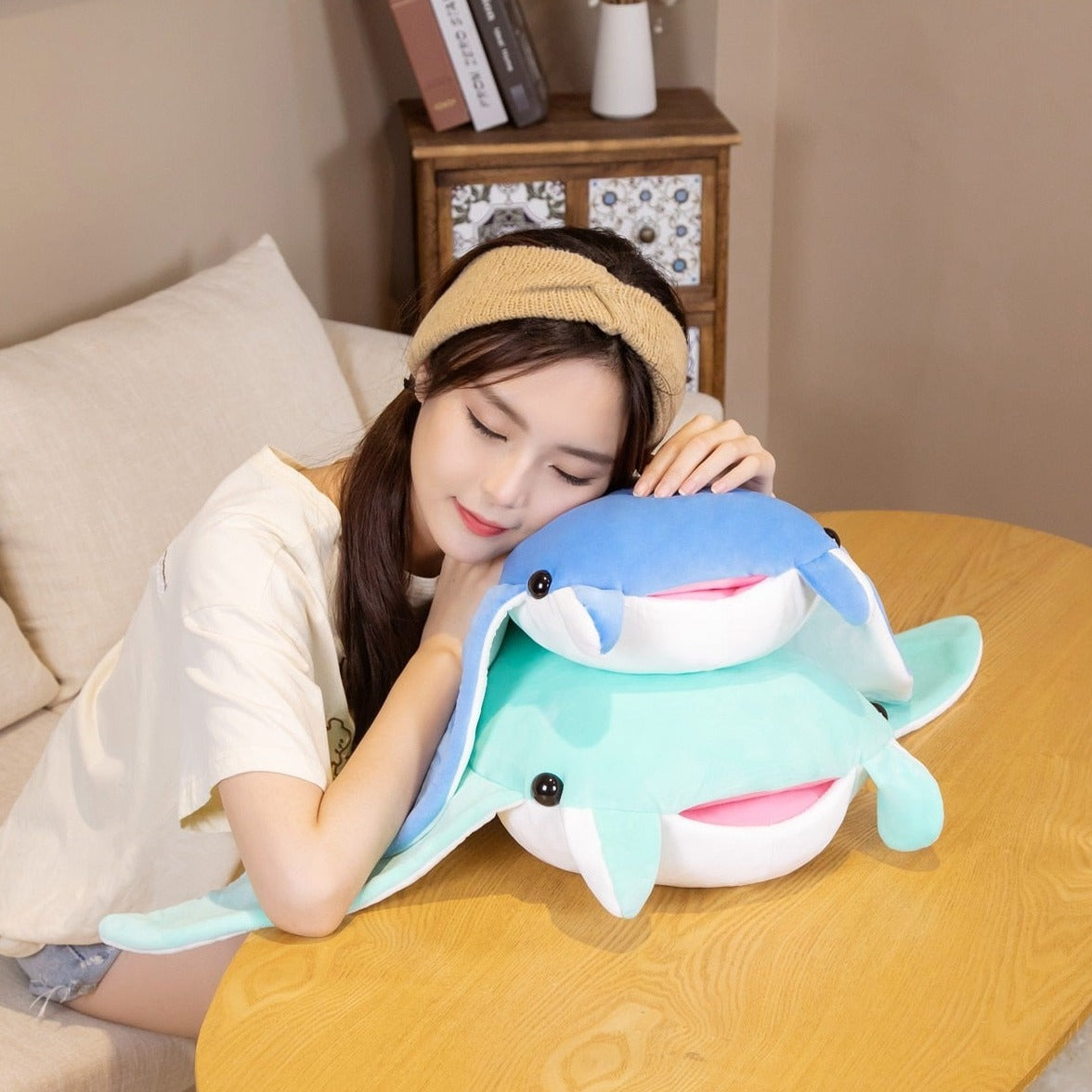 Kawaii Blue Mobula Devil Sting Ray Plushies