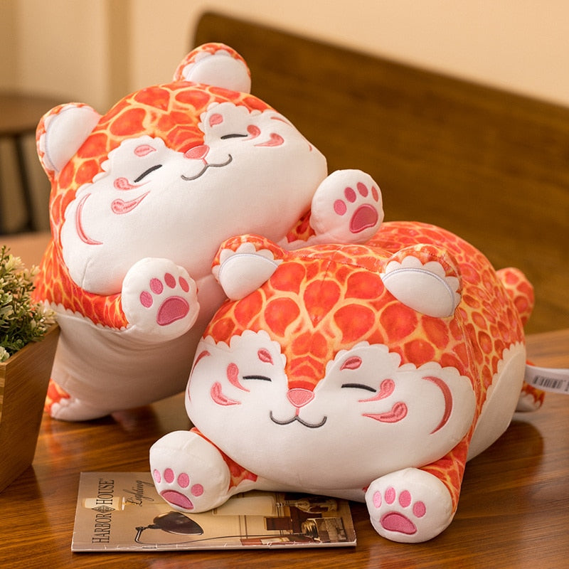 Kawaii Chubby Orange Leopard