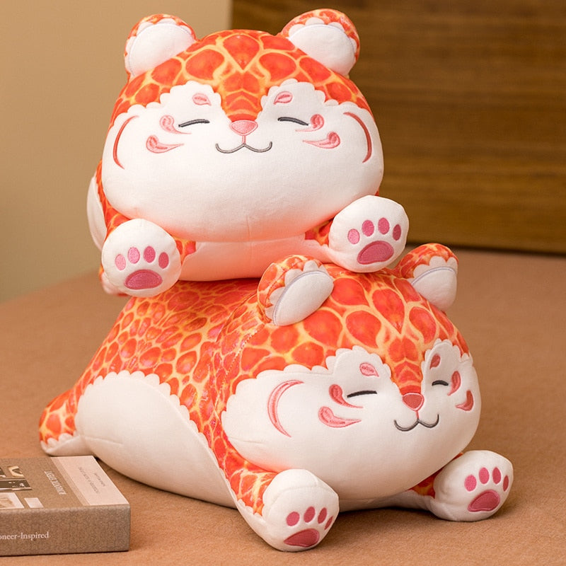 Kawaii Chubby Orange Leopard