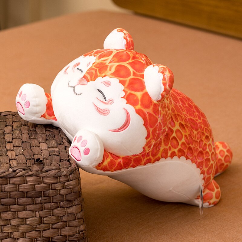 Kawaii Chubby Orange Leopard