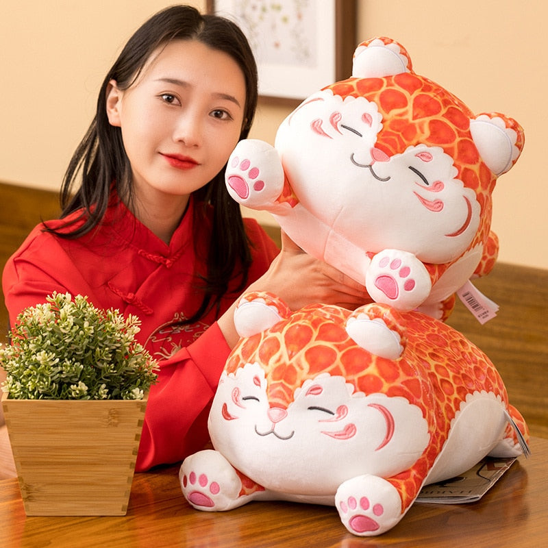 Kawaii Chubby Orange Leopard