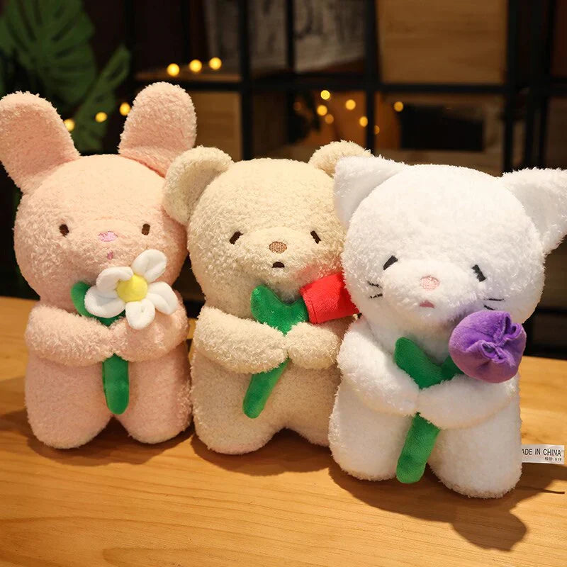 Kawaii Flower Fluffy Plushie Friends | NEW