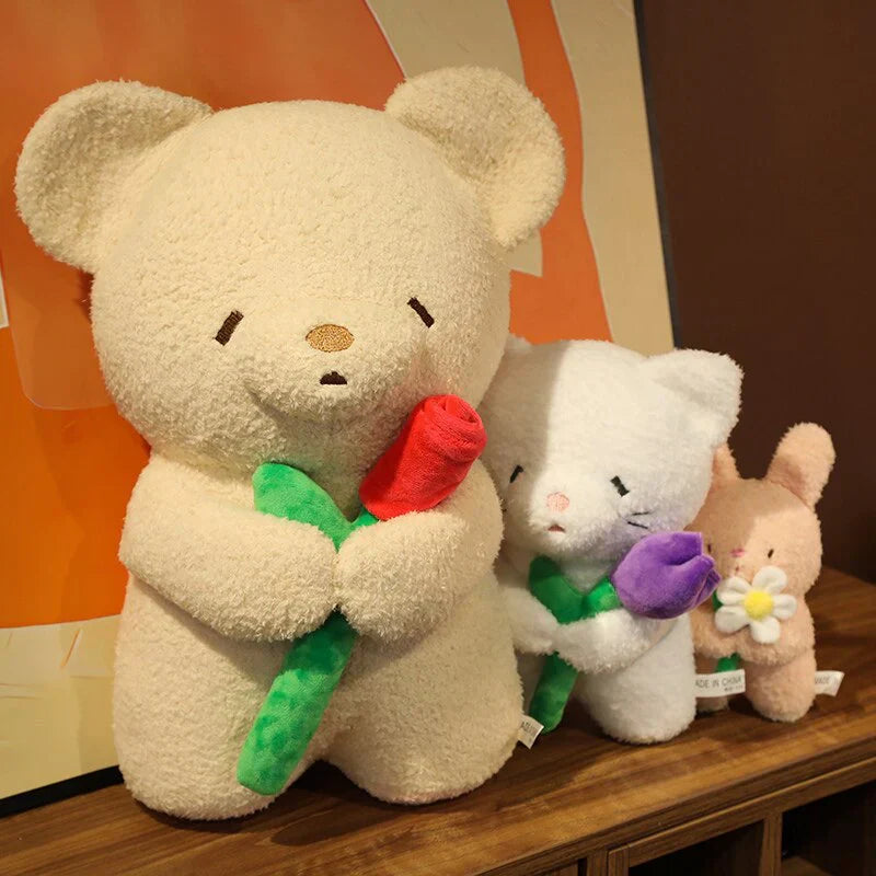 Kawaii Flower Fluffy Plushie Friends | NEW