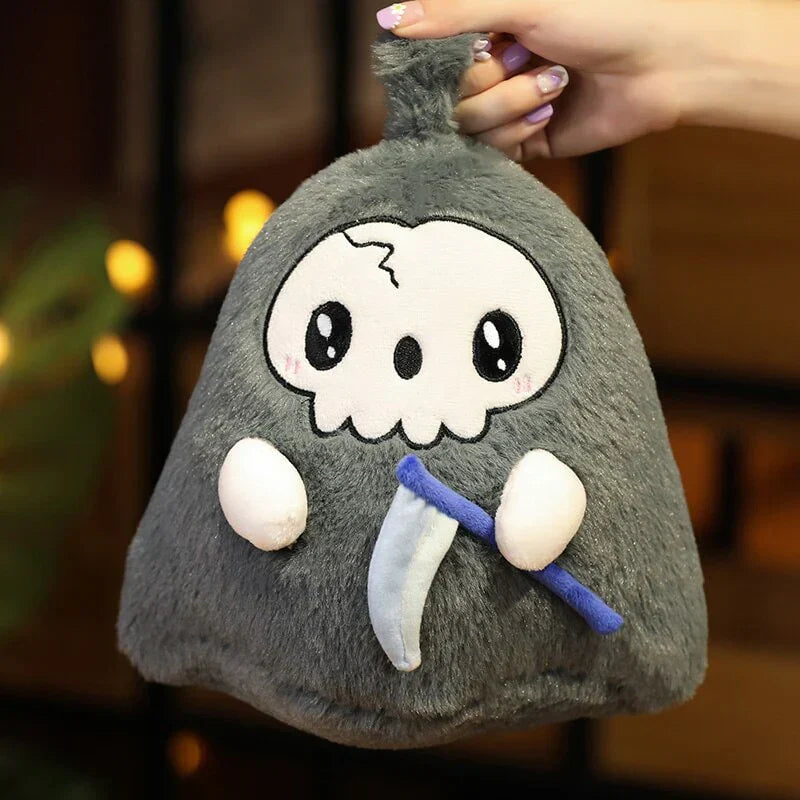 Kawaii Grim Reaper & Ghost Halloween Plushies | NEW