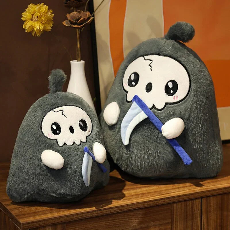 Kawaii Grim Reaper & Ghost Halloween Plushies | NEW