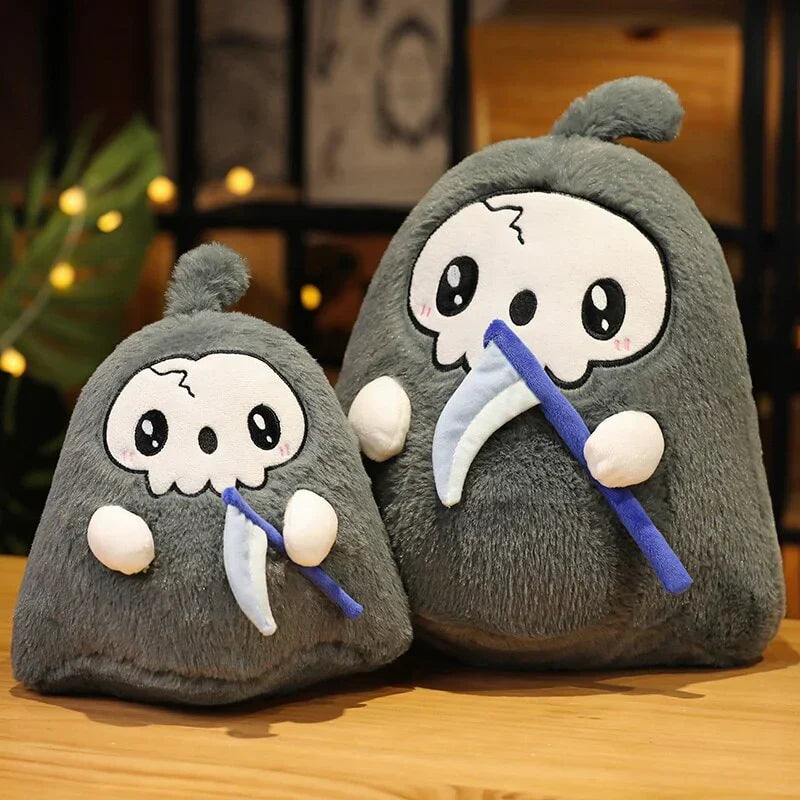 Kawaii Grim Reaper & Ghost Halloween Plushies | NEW