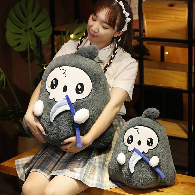 Kawaii Grim Reaper & Ghost Halloween Plushies | NEW
