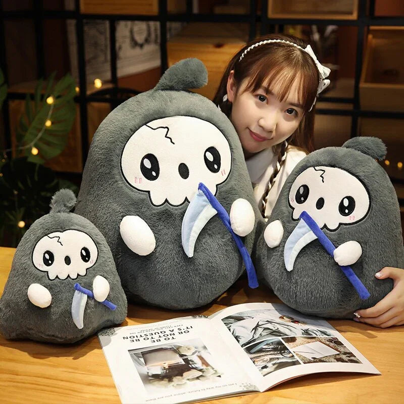 Kawaii Grim Reaper & Ghost Halloween Plushies | NEW