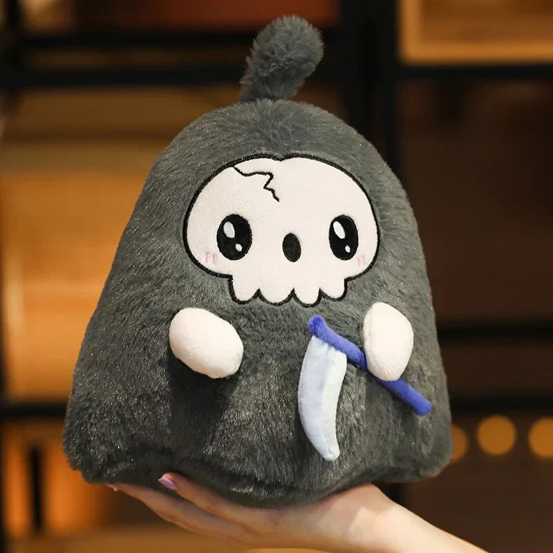 Kawaii Grim Reaper & Ghost Halloween Plushies | NEW