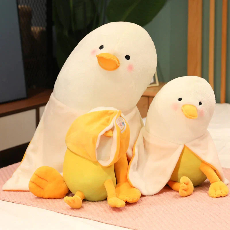 Kawaii Lazy Shy Mango Duck Plushie | NEW