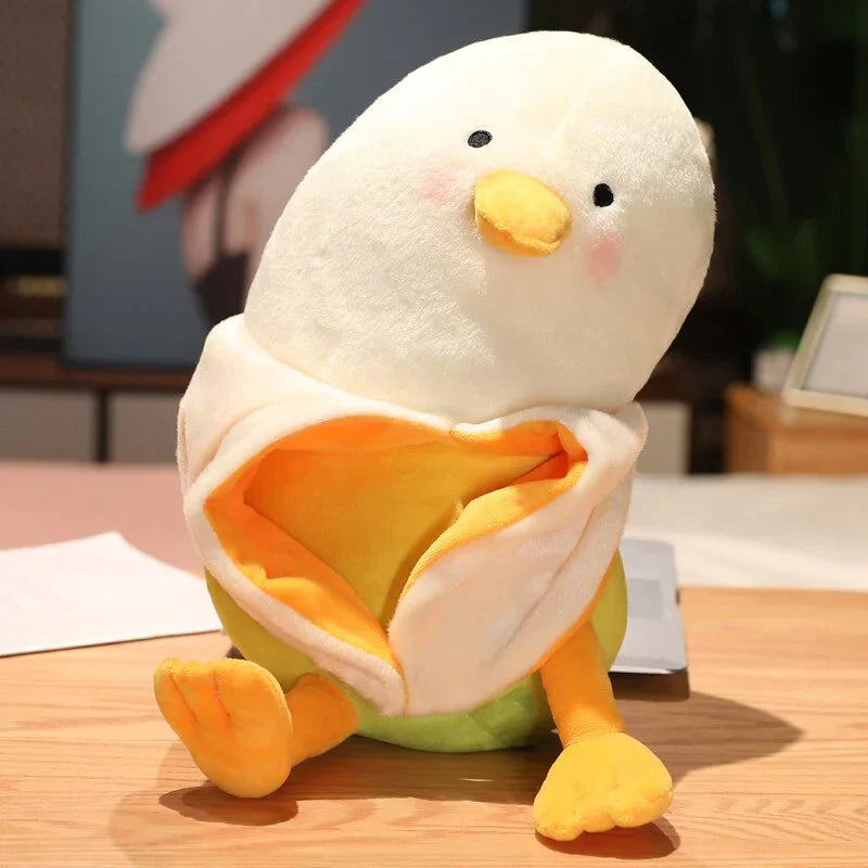 Kawaii Lazy Shy Mango Duck Plushie | NEW