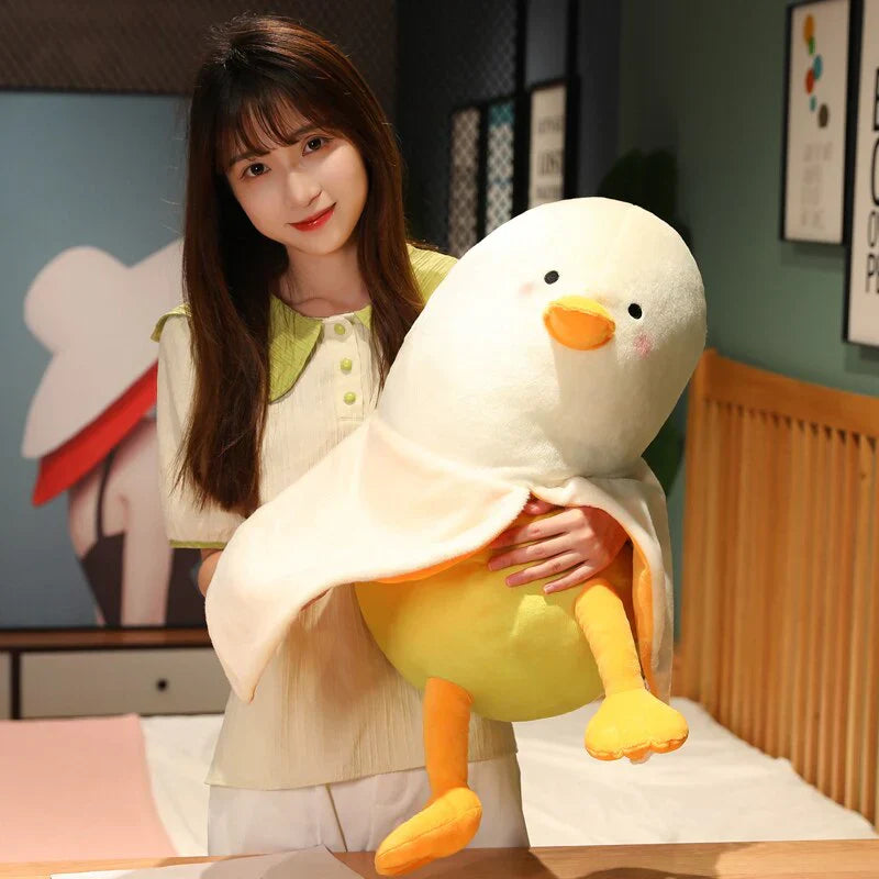 Kawaii Lazy Shy Mango Duck Plushie | NEW