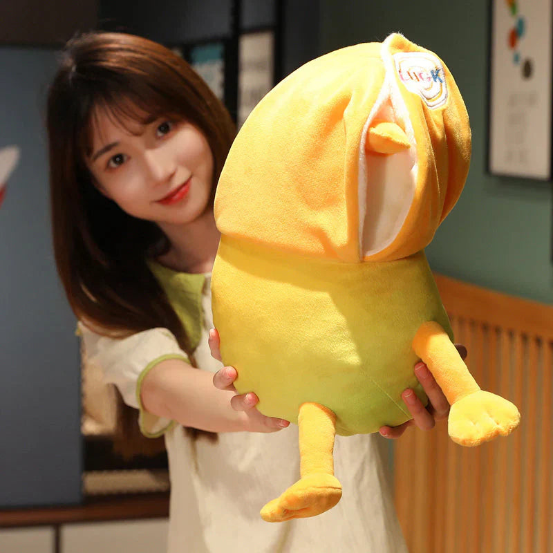 Kawaii Lazy Shy Mango Duck Plushie | NEW
