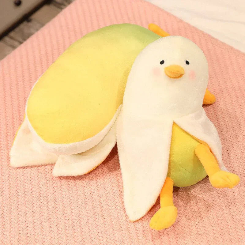 Kawaii Lazy Shy Mango Duck Plushie | NEW