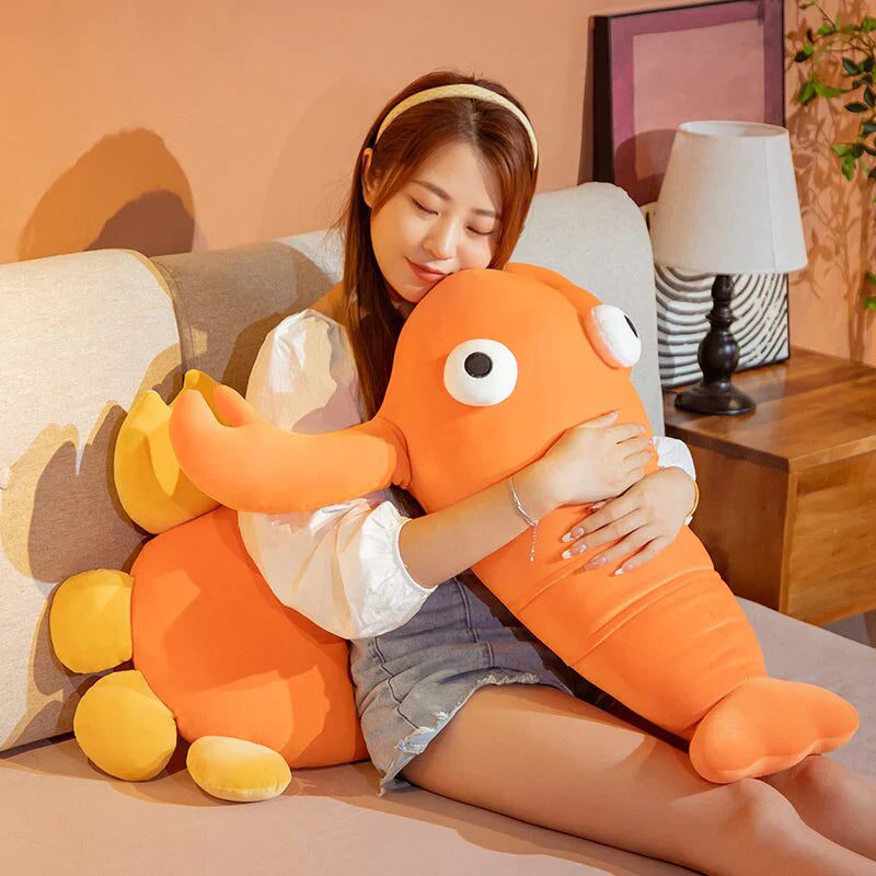Kawaii Orange Crab & Lobster Plushie | NEW