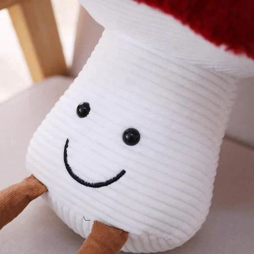 Kawaii Red Mushroom Plush