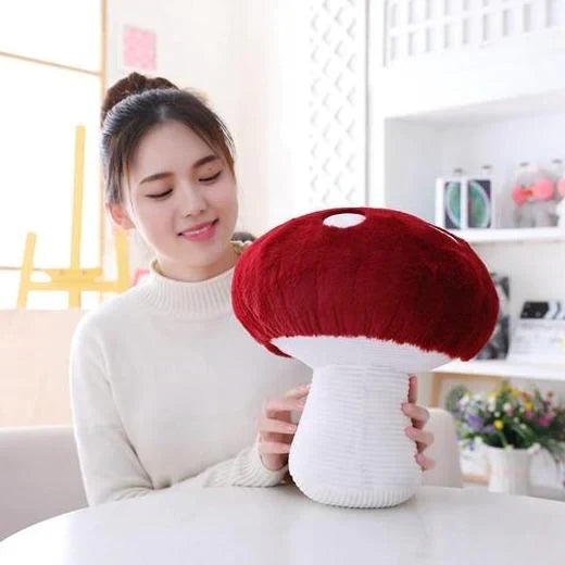 Kawaii Red Mushroom Plush