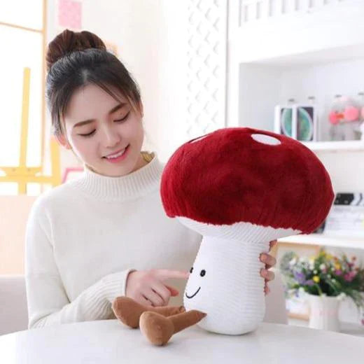 Kawaii Red Mushroom Plush