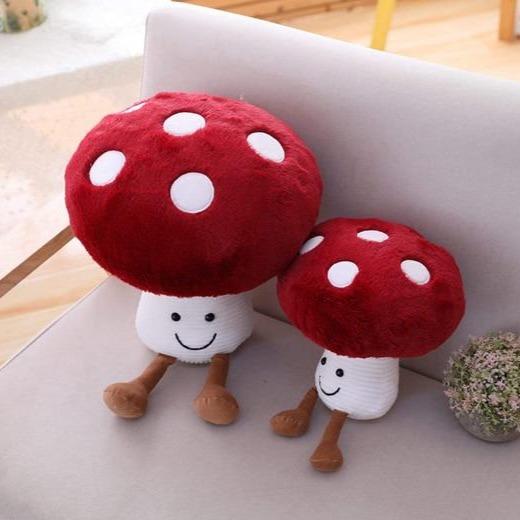 Kawaii Red Mushroom Plush