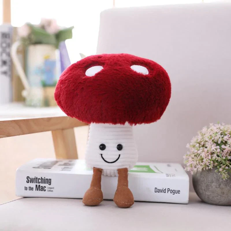 Kawaii Red Mushroom Plush