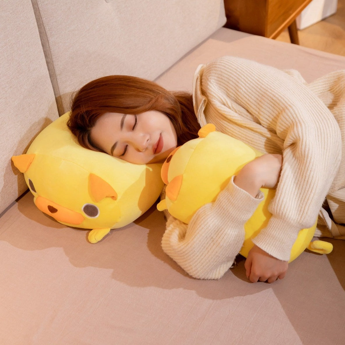 Kawaii Yellow Pug Plushies